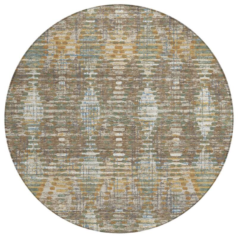 Machine Washable Indoor/ Outdoor Modern Ignacio Chantille Rug