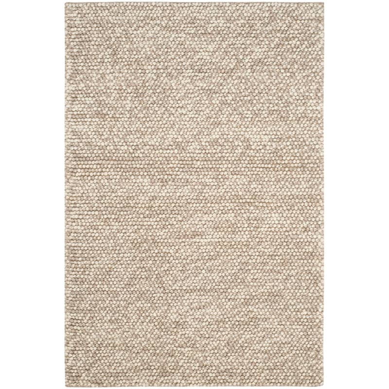 SAFAVIEH Natura Gerta Handmade Wool Area Rug - 3' x 3' Square - Beige