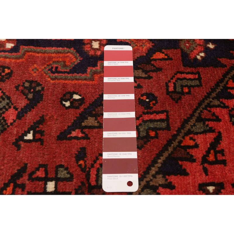 ECARPETGALLERY Hand-knotted Andelz Red Wool Rug - 3'1 x 5'9