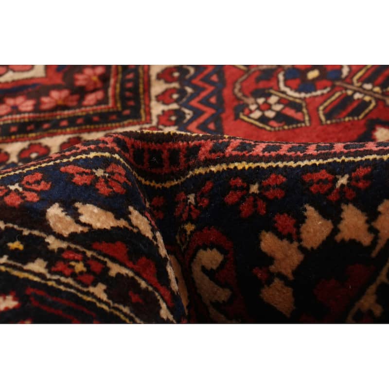 ECARPETGALLERY Hand-knotted Kayseri Vintage Red Wool Rug - 4'2 x 6'7