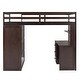 preview thumbnail 15 of 25, Modern Twin Size Loft Bed With Drawers,Desk and Wardrobe,Sturdy Construction