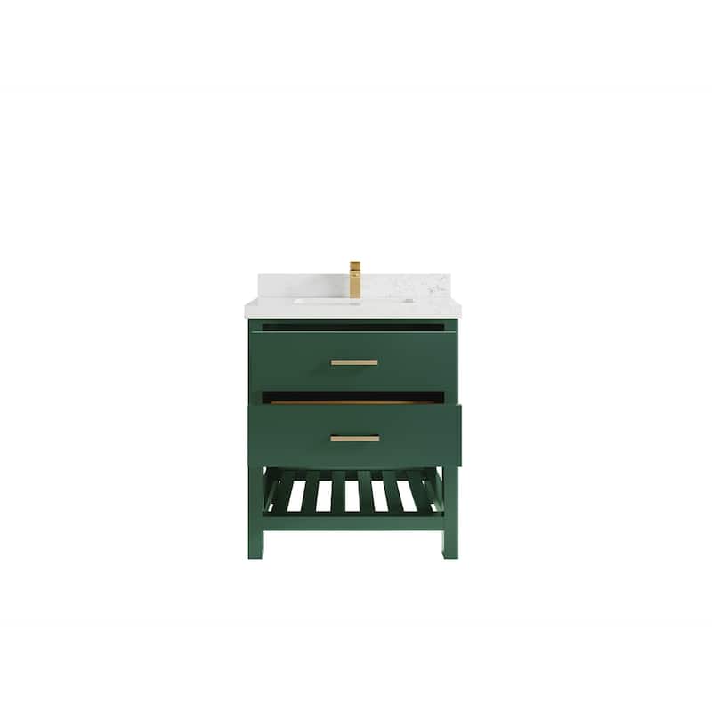 Willow Collections 30 in. W x 22 in. D Parker Single Sink Bathroom Vanity with Countertop