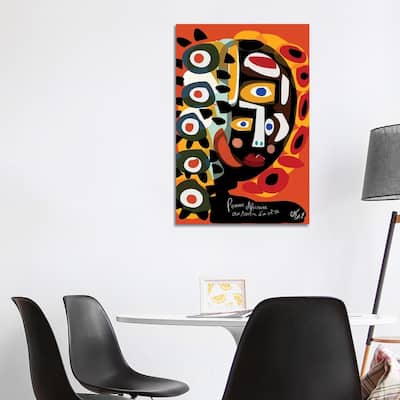 iCanvas "African Woman Is Dreaming" by Emmanuel Signorino Canvas Print