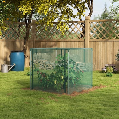 Crop Cage, Plant Protection Tent with Zippered Door