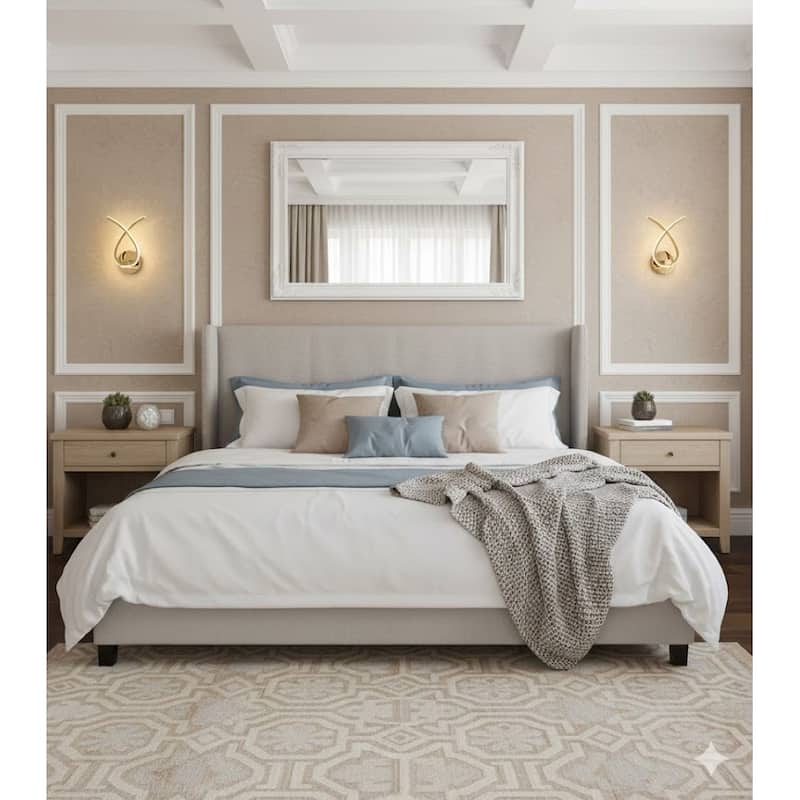 2 Light Gold LED Wall Sconce with an Acrylic Diffuser