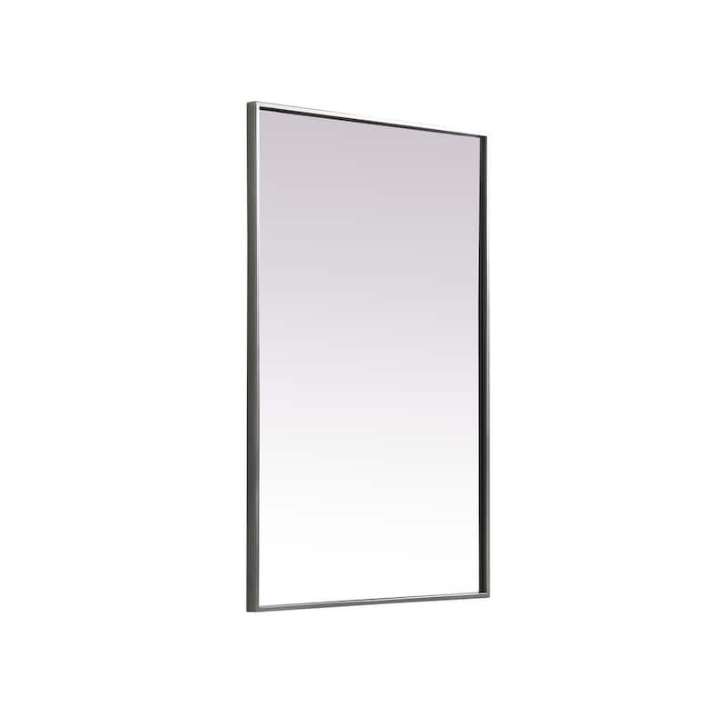 Indigo Home Metal Frame Rectangle Mirror 24x36 Inch