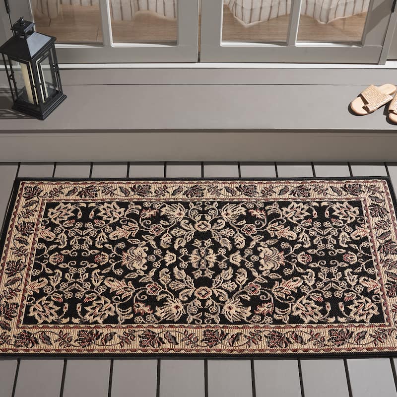 SAFAVIEH Courtyard Shizuka Indoor/ Outdoor Waterproof Patio Backyard Rug
