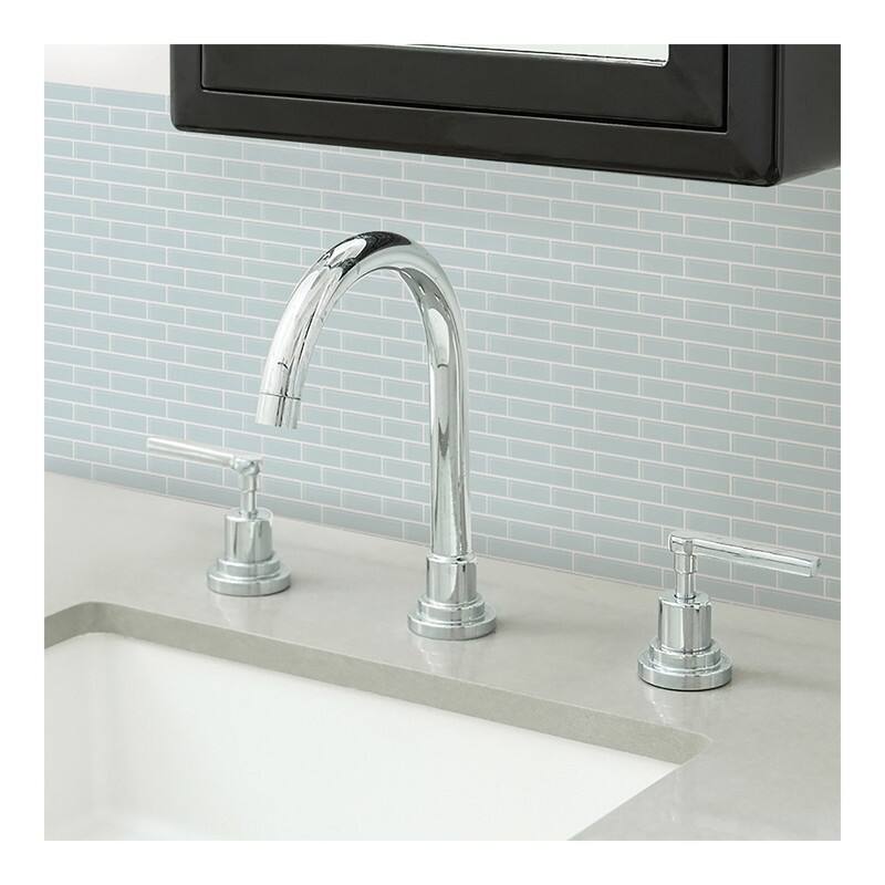 InHome Sea Glass Peel & Stick Backsplash Tiles