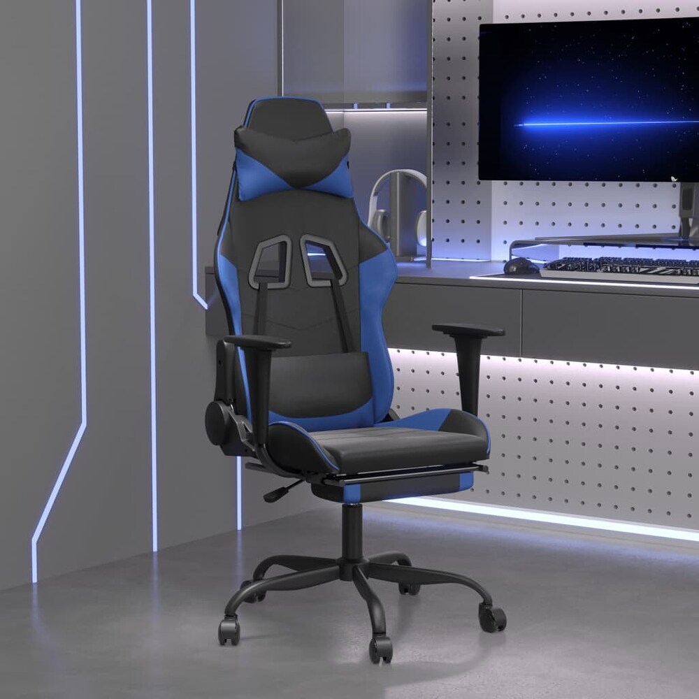 Costway Gaming Chair With Meta Base Class-4 Gas Lift 4d Armrest &  Adjustable Lumbar Support : Target