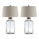 preview thumbnail 5 of 5, SAFAVIEH Lighting 27.5-inch Caden Glass Table Lamp (Set of 2) - 16" x 16" x 27.5"
