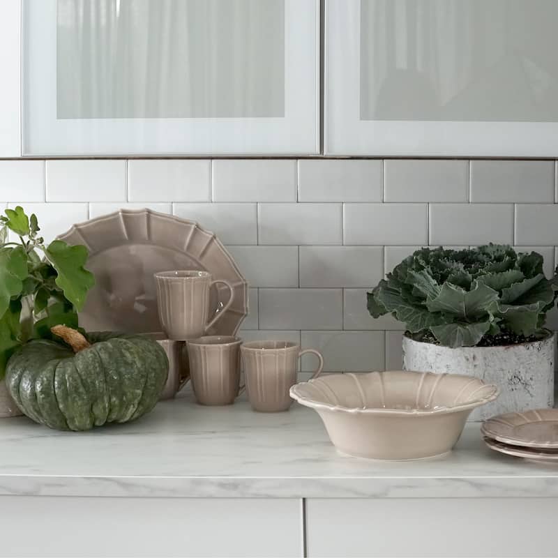 Euro Ceramica Chloe 15" Oval Serving Platter
