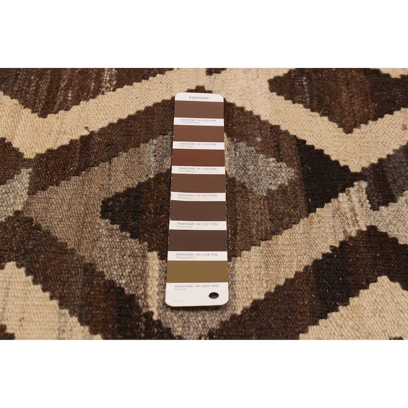 Sivas Brown Kilim 5'1" x 6'6" - 5'1 x 6'6