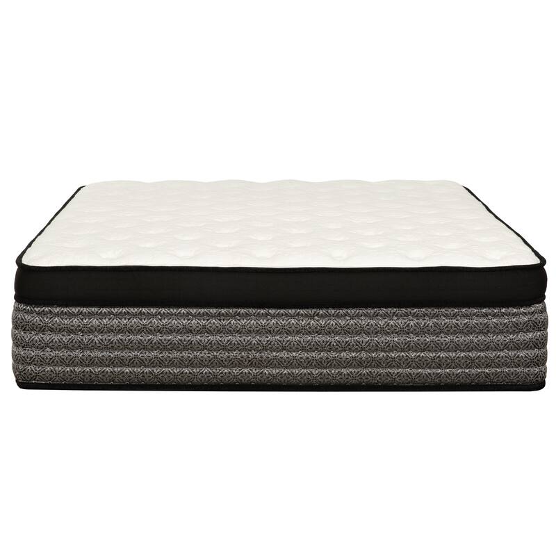 Premium 16" Pocket Coil Hybrid Plush Gel Memory Foam Mattress