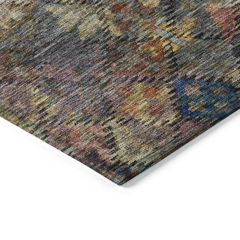 HomeRoots Floral Traditional Rectangle Outdoor Rug