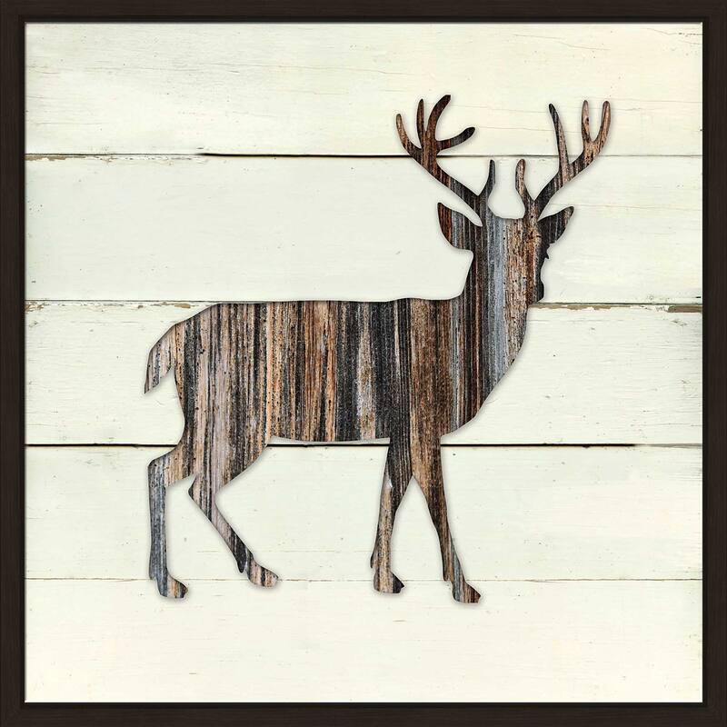 "Woodland Deer" by Carol Robinson Print on Floating Canvas