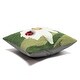 preview thumbnail 5 of 6, Lush Decor Frontporch Ladybug Indoor/Outdoor Pillow Green 18" x 18"