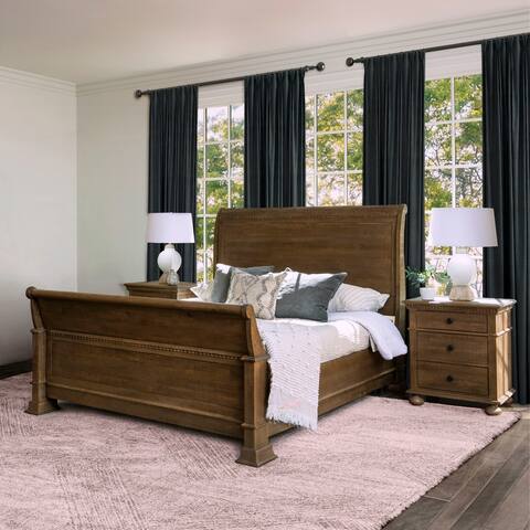 Hunter 3 Piece Solid Wood Bedroom Set