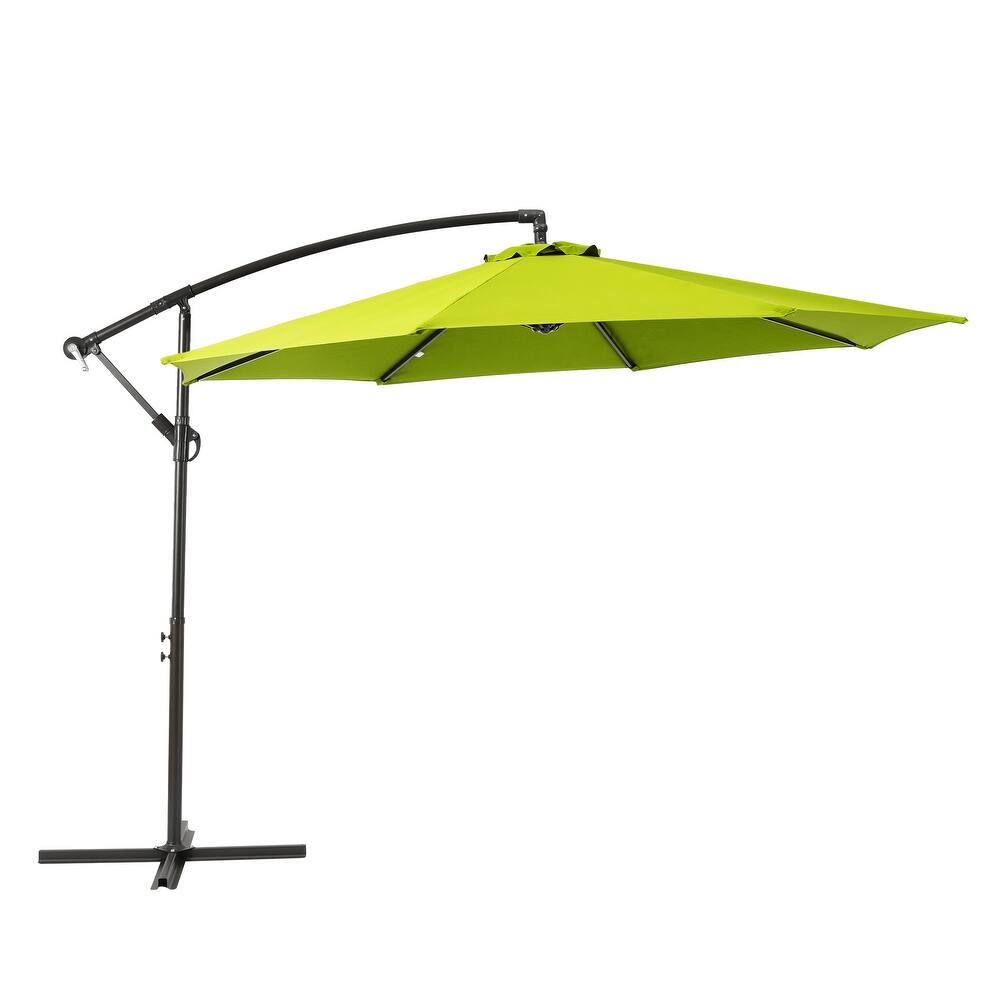 Weller 10-foot Offset Cantilever Hanging Patio Umbrella