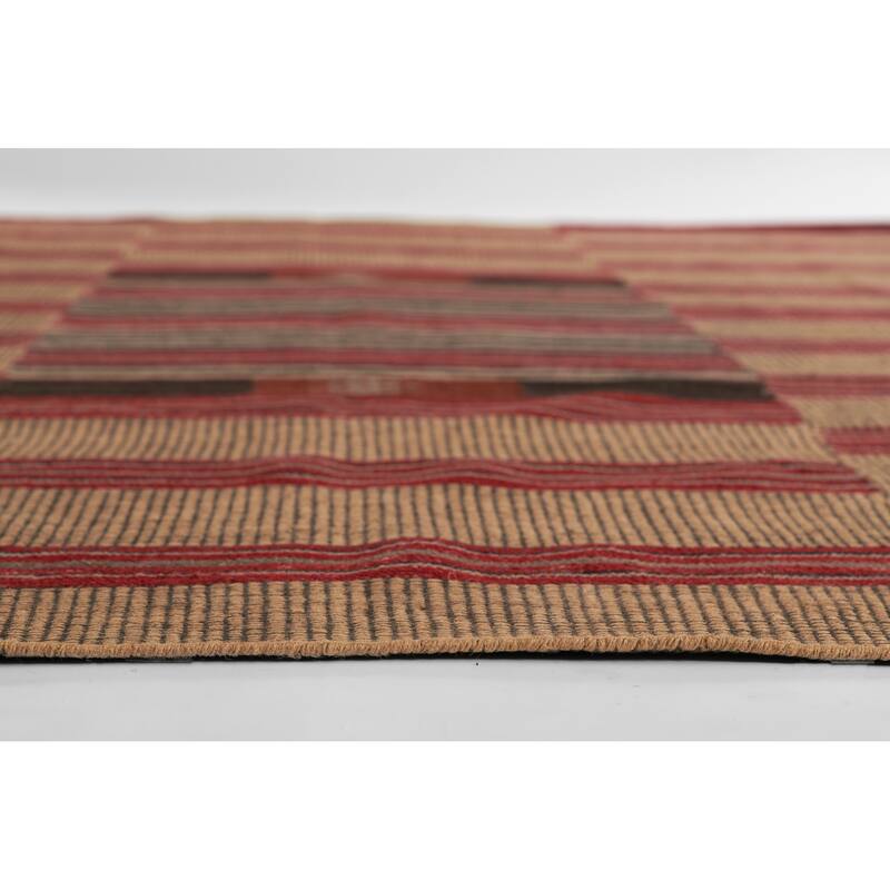 Momeni Adobe Hand Woven Wool and Jute Geometric Area Rug