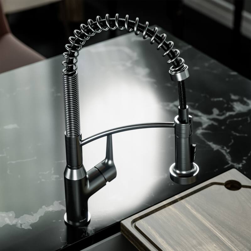 Karran Scottsdale Single-Handle Pull-Down Sprayer Touchless Kitchen Faucet