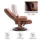 preview thumbnail 7 of 29, MCombo Swivel Recliner with Ottoman, Vibration Massage Lumbar Pillow