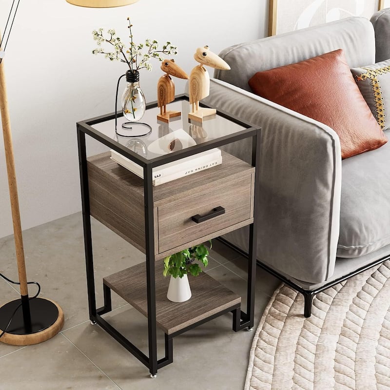 IDEALHOUSE Nightstand Set of 2