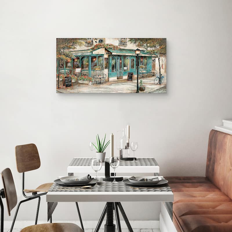 Rue du Jardin Canvas Art Print