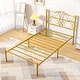 preview thumbnail 21 of 29, VECELO Kids Bed Frame, Twin Size Bed Set of 2