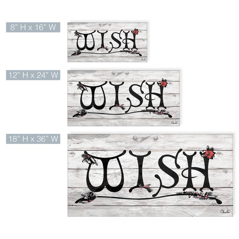 Ready2HangArt 'Wish' Holiday Canvas Wall Art by Olivia Rose