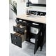 preview thumbnail 11 of 34, James Martin Vanities Brittany 36" Single Vanity, Black Onyx