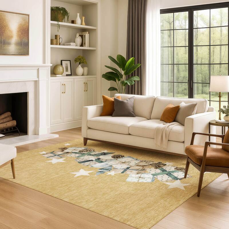 Premium Washable Super Soft Christmas Presents Mayfield Rug