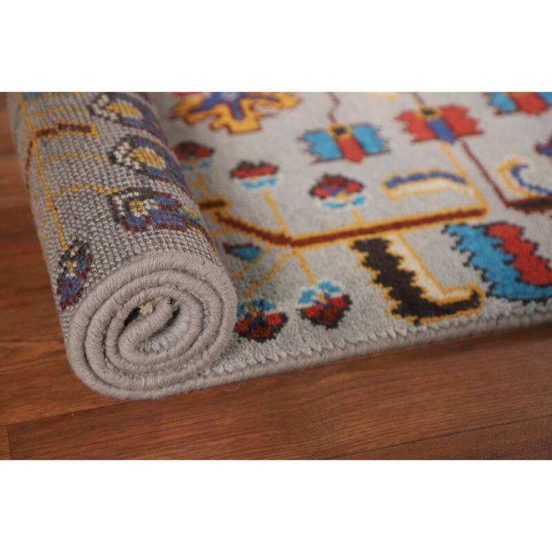 All-Over Ziegler Oriental Accent Rug Hand-Knotted Wool Carpet - 2'9" X 5'0"
