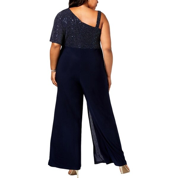 r&m richards one shoulder jumpsuit