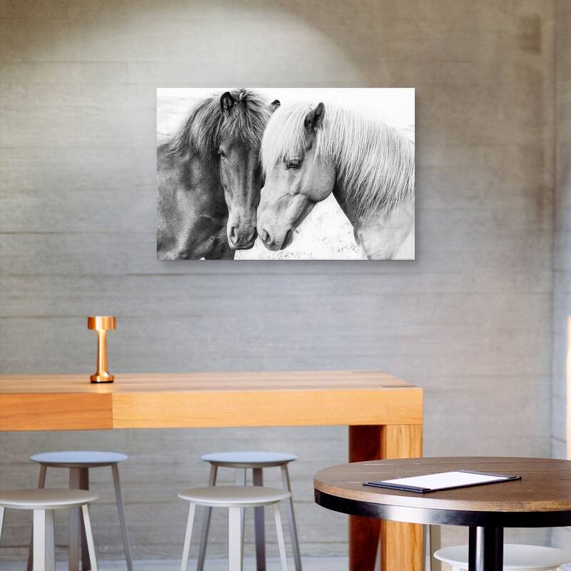 Horse Love by Sisi and Seb Canvas Art Print
