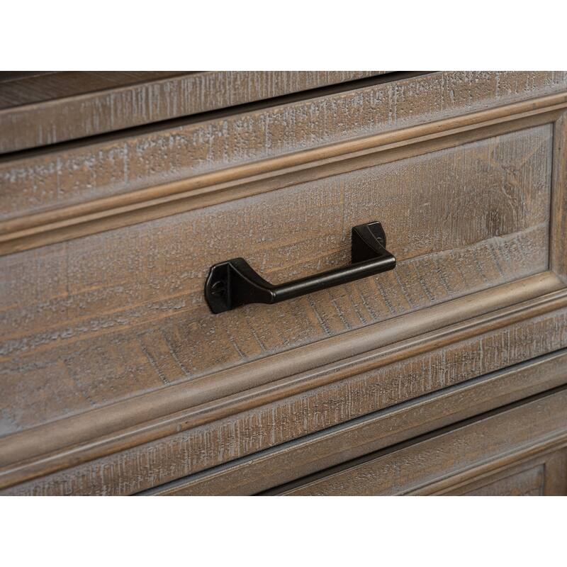 Magnussen Home Lancaster Dovetail Grey Dining Cabinet - 48''W x 18''D x 80''H