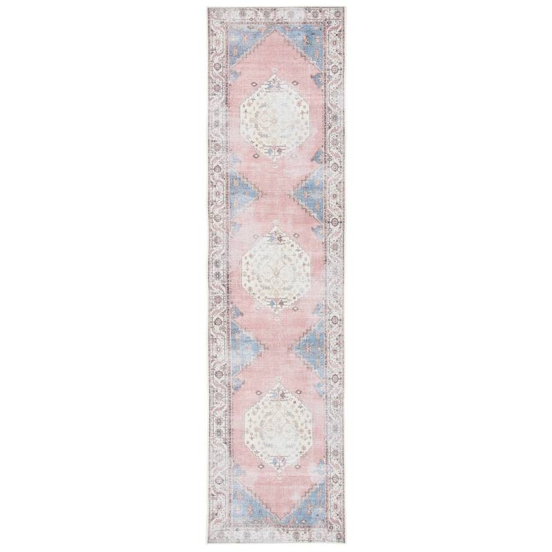 SAFAVIEH Serapi Machine Washable Zilpha Shabby Chic Distressed Rug