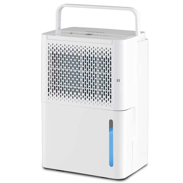 slide 2 of 5, Home Basement Dehumidifier 2000 Sq. Ft Portable w/ 3 Modes 24H Timer White