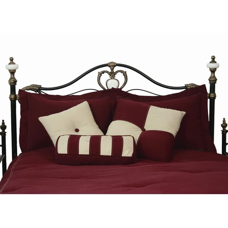 Microfiber Reversible Throw Pillows (Set of 3)