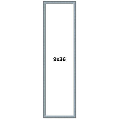 9x36 Frame Rustic Sky Blue Solid Wood Picture Frame | 0.75 Inch