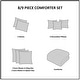 preview thumbnail 10 of 15, Madison Park Signature Shades of Grey Jacquard Comforter Set