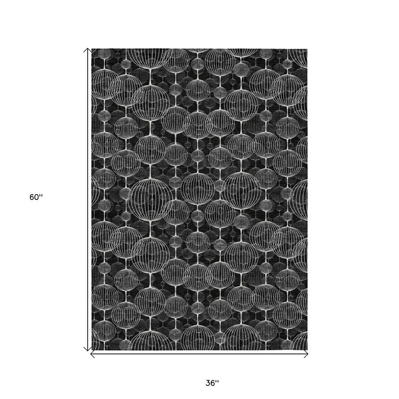 HomeRoots Geometric Transitional Rectangle Outdoor Rug
