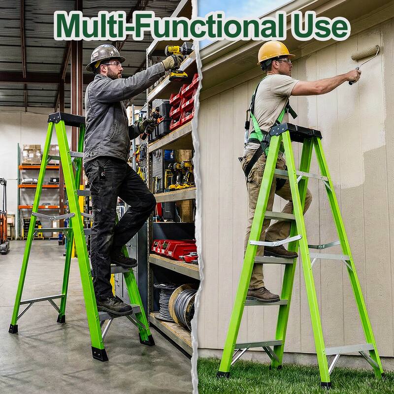 Fiberglass ladder, Stepladder For Electrical Engineering ladder Construction insulation ladder with a capacity of 330 pounds