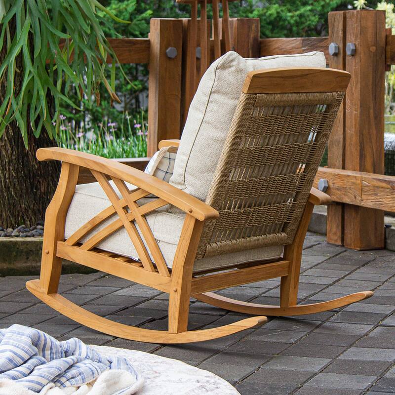 Cambridge Casual Carmel 4-Piece Indonesian Teak Patio Conversation Set