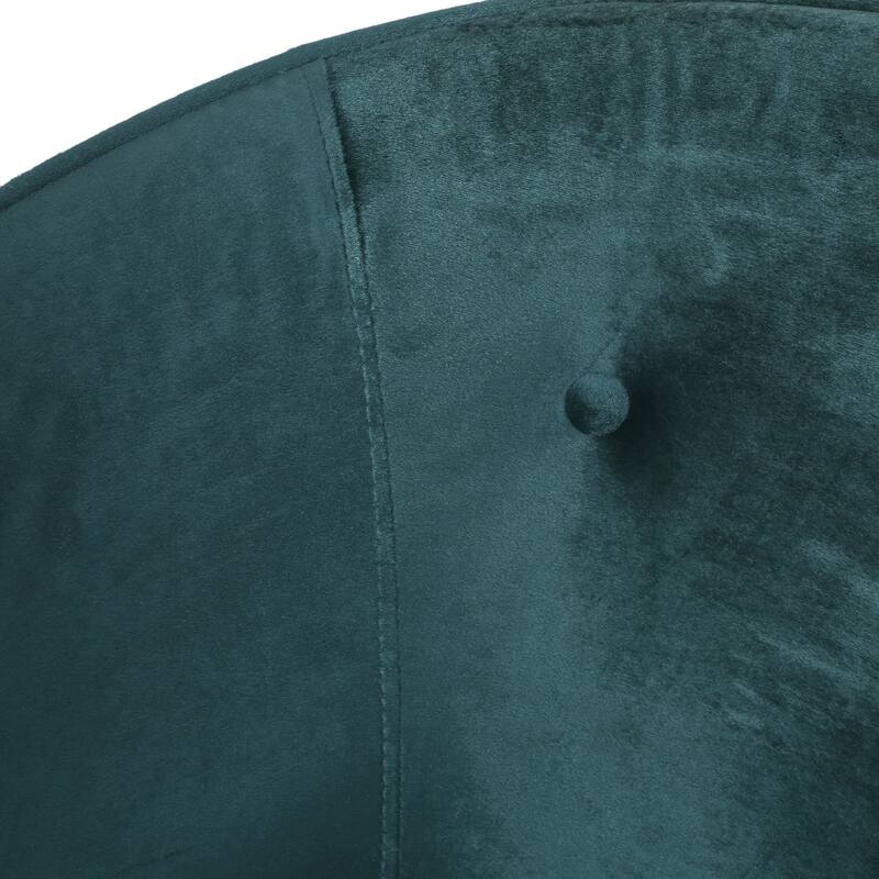Deshler Modern Glam Tufted Velvet Dining Chair by Christopher Knight Home - 27.50" L x 23.75" W x 31.00" H