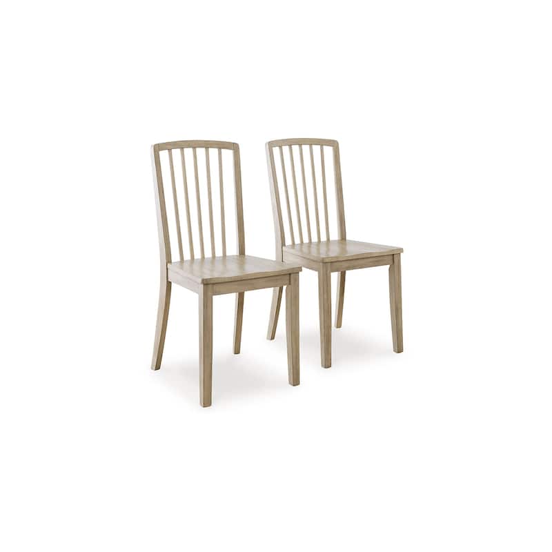 Signature Design by Ashley Gleanville Light Brown Dining Chair - 17"W x 21"D x 38"H