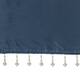 Madison Park Natalie Lightweight Faux Silk Valance with Beads - 50x26"