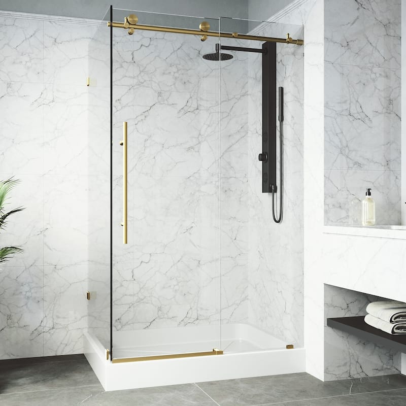 VIGO Elan E-Class Frameless Sliding Shower Enclosure