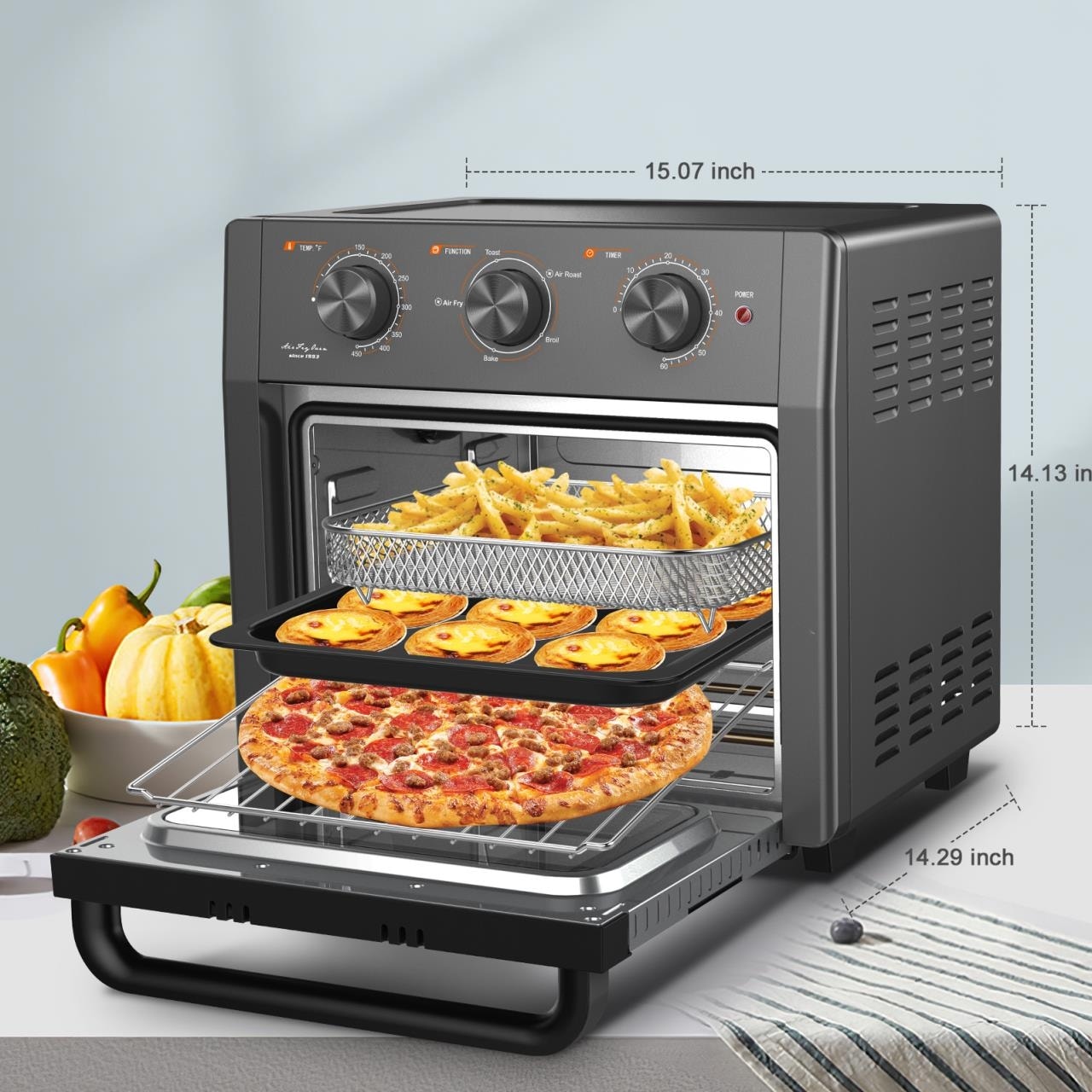 Air Fryer Toaster Oven Combo - N/A