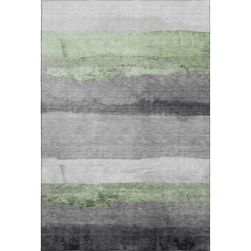 Premium Washable Super Soft Ombre Stripes Mayfield Rug
