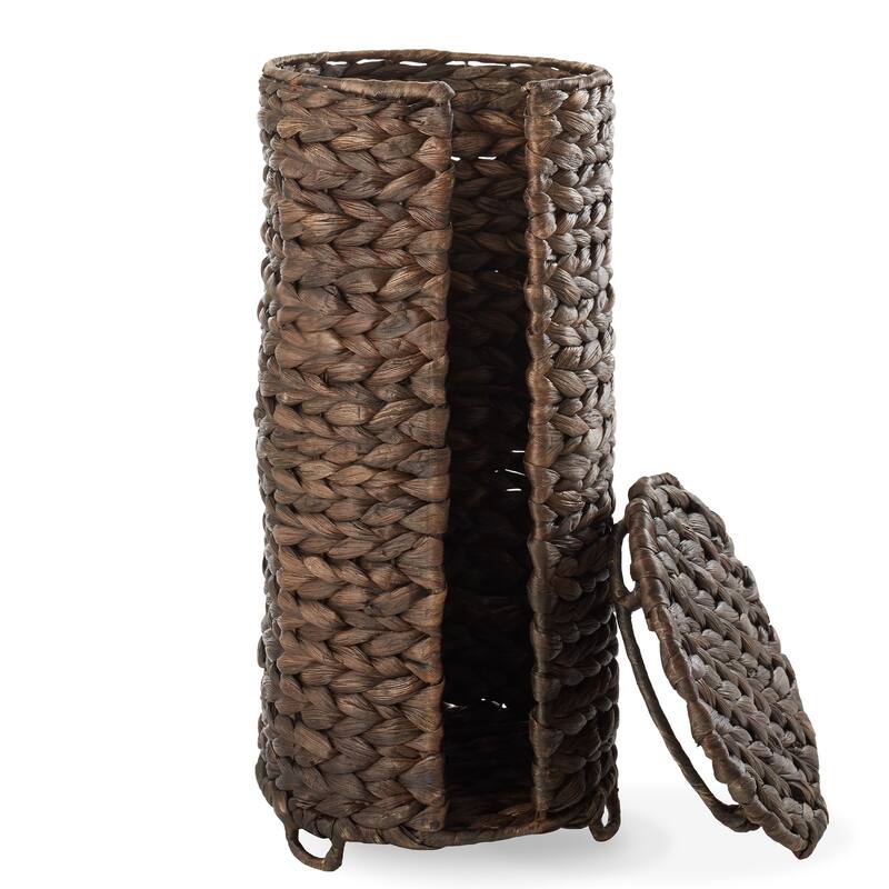 Toilet Paper Roll Holder Stand Bathroom Tissue Storage